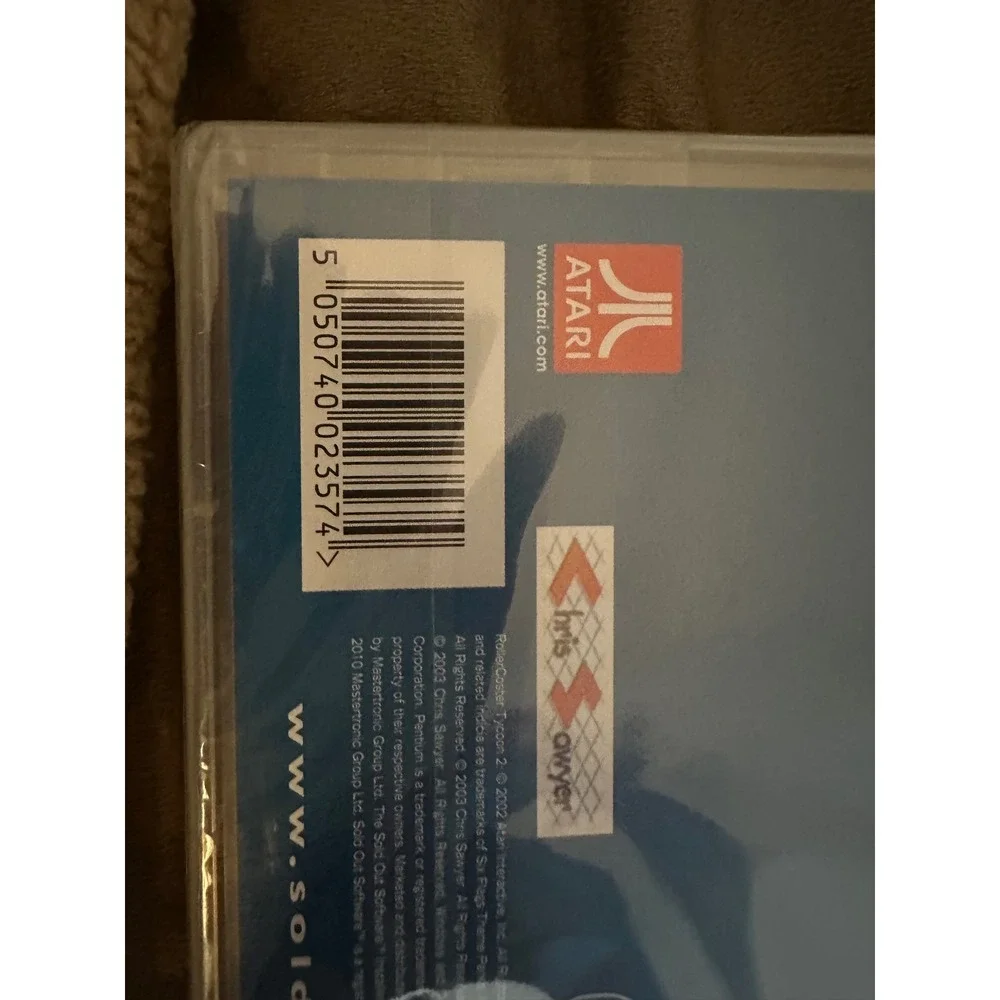 Atari RollerCoaster Tycoon 2 Deluxe Edition PC Windows New Sealed 3 Games SEALED